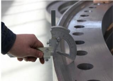 How to improve the mechanical precision of large diameter flange